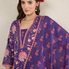 Dhiyona IE Women Floral Printed Cotton Kurta with Trousers & Dupatta