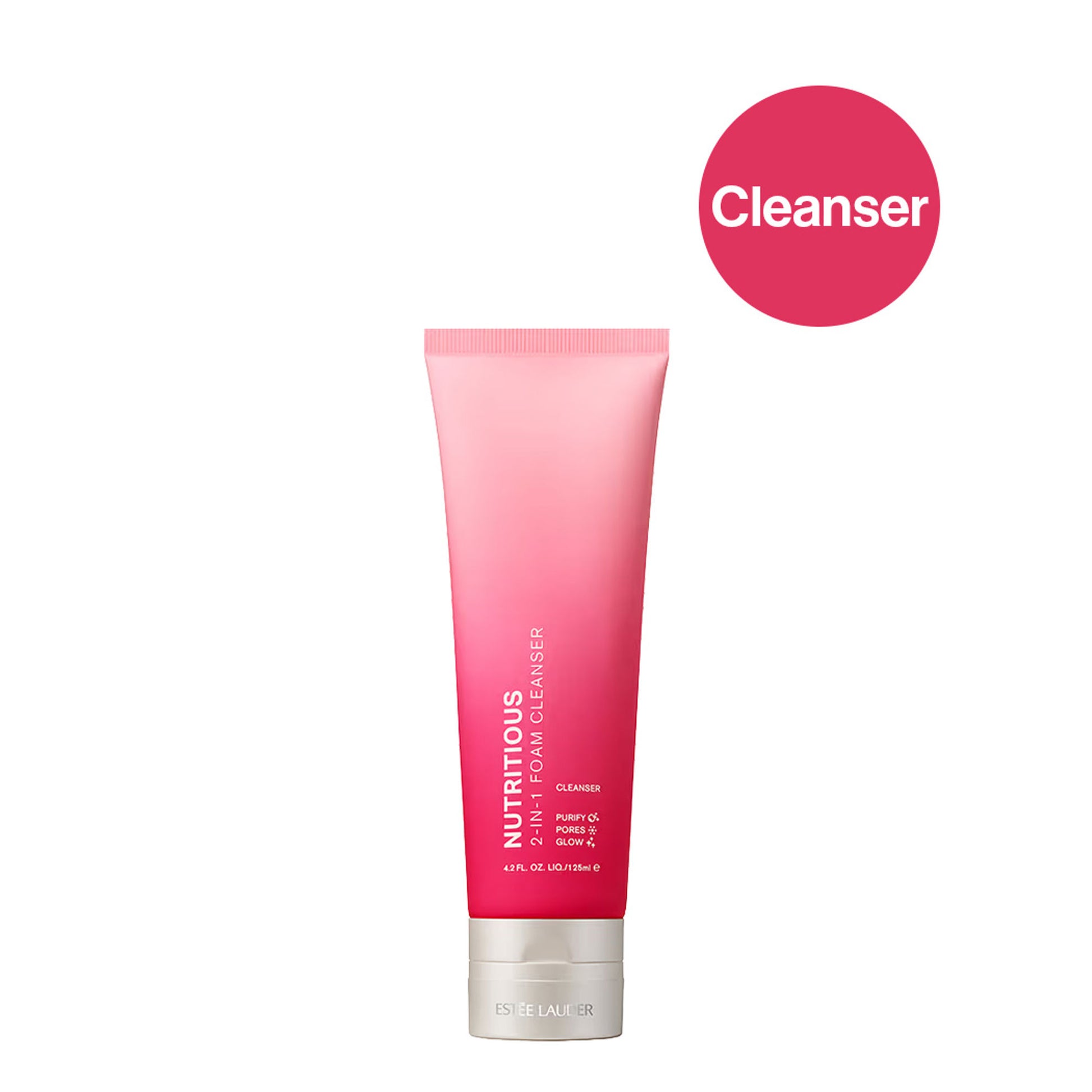 Estee Lauder Nutritious 2-In-1 Foam Cleanser with Niacinamide for Pore Minimization (For Oily Skin)