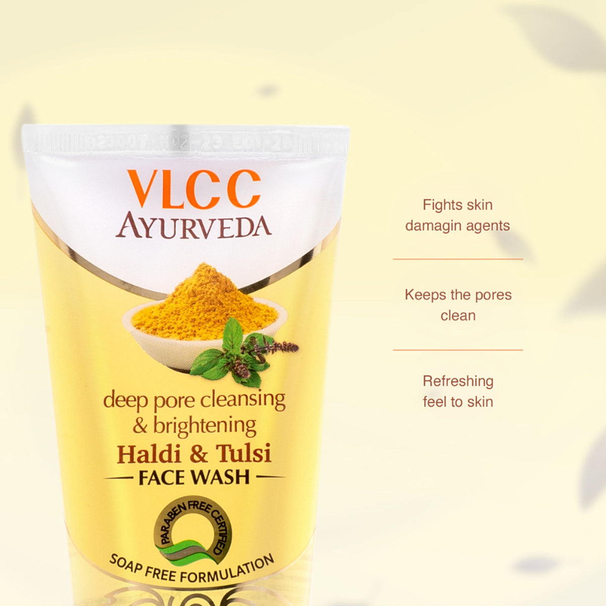 VLCC Ayurveda Deep Pore Cleansing & Brightening Haldi & Tulsi Face Wash