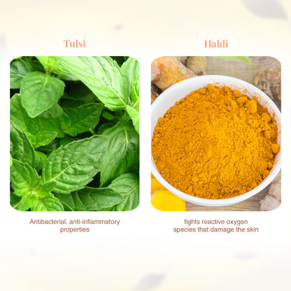 VLCC Ayurveda Deep Pore Cleansing & Brightening Haldi & Tulsi Face Wash