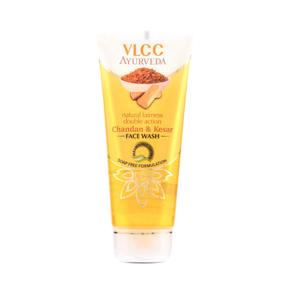 VLCC Ayurveda Natural Fairness Double Action Chandan & Kesar Face Wash
