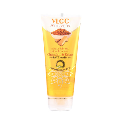 VLCC Ayurveda Natural Fairness Double Action Chandan & Kesar Face Wash