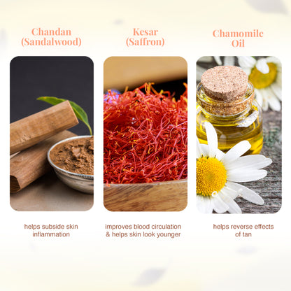 VLCC Ayurveda Natural Fairness Double Action Chandan & Kesar Face Wash