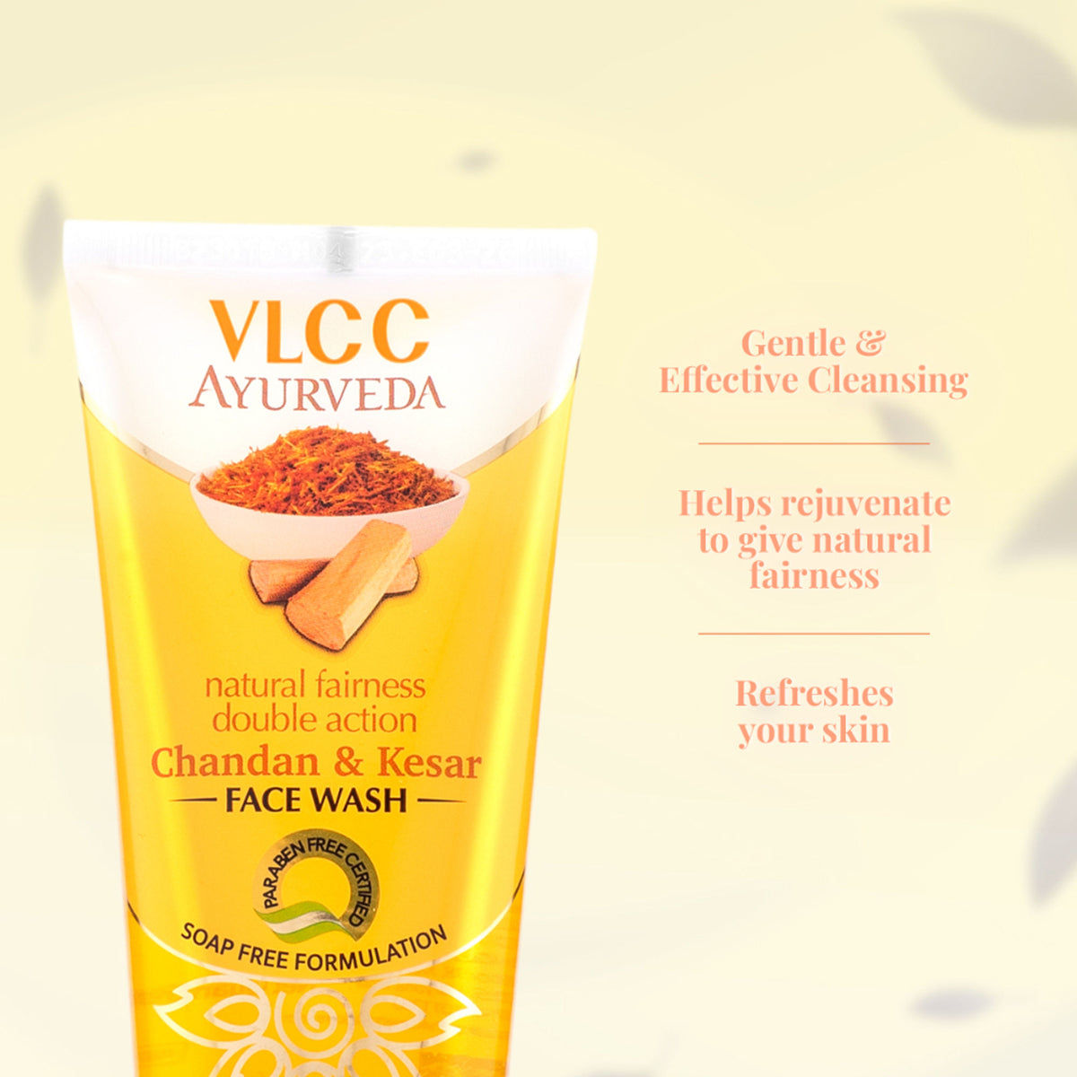 VLCC Ayurveda Natural Fairness Double Action Chandan & Kesar Face Wash