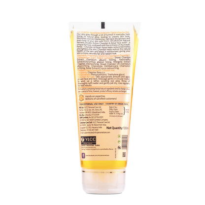 VLCC Ayurveda Natural Fairness Double Action Chandan & Kesar Face Wash