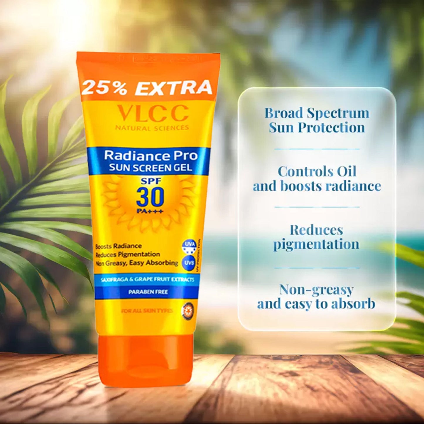 VLCC Radiance Pro SPF 30 PA+++ Sun Screen Gel