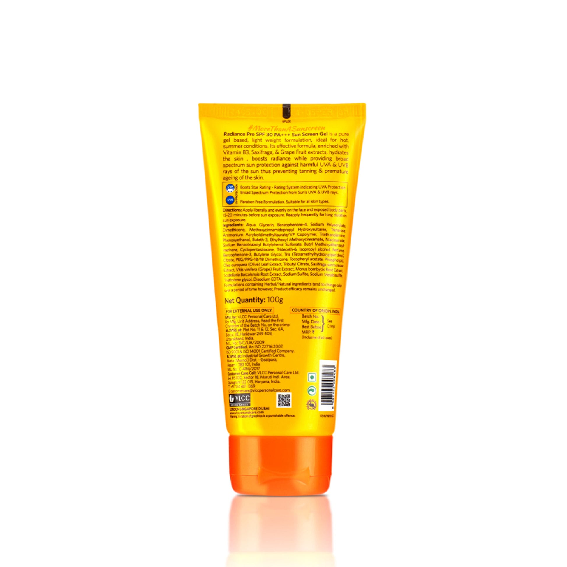 VLCC Radiance Pro SPF 30 PA+++ Sun Screen Gel