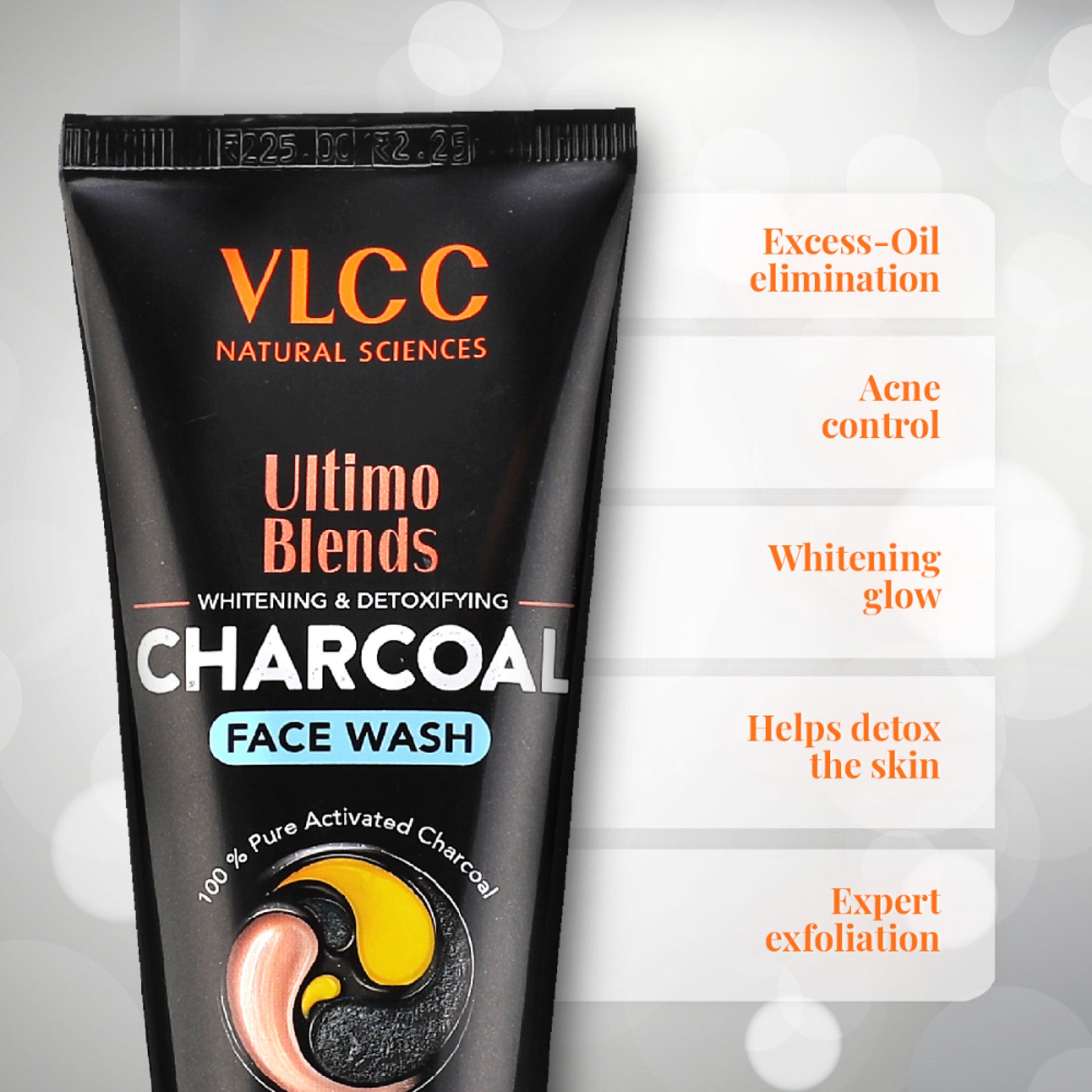 VLCC Ultimo Blends Charcoal Face Wash For Whitening & Detoxifying