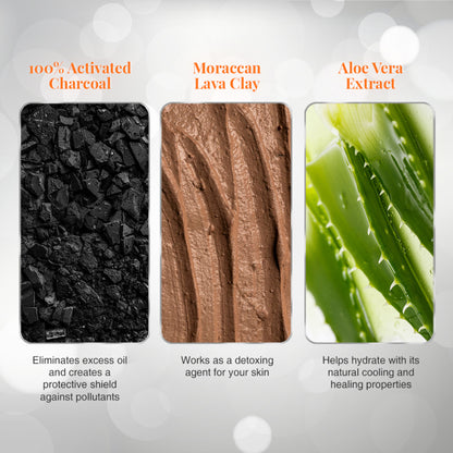 VLCC Ultimo Blends Charcoal Face Wash For Whitening & Detoxifying