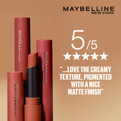 Maybelline New York Color Sensational Ultimattes Lipstick, Matte Finish - More Ruby - More Caramel