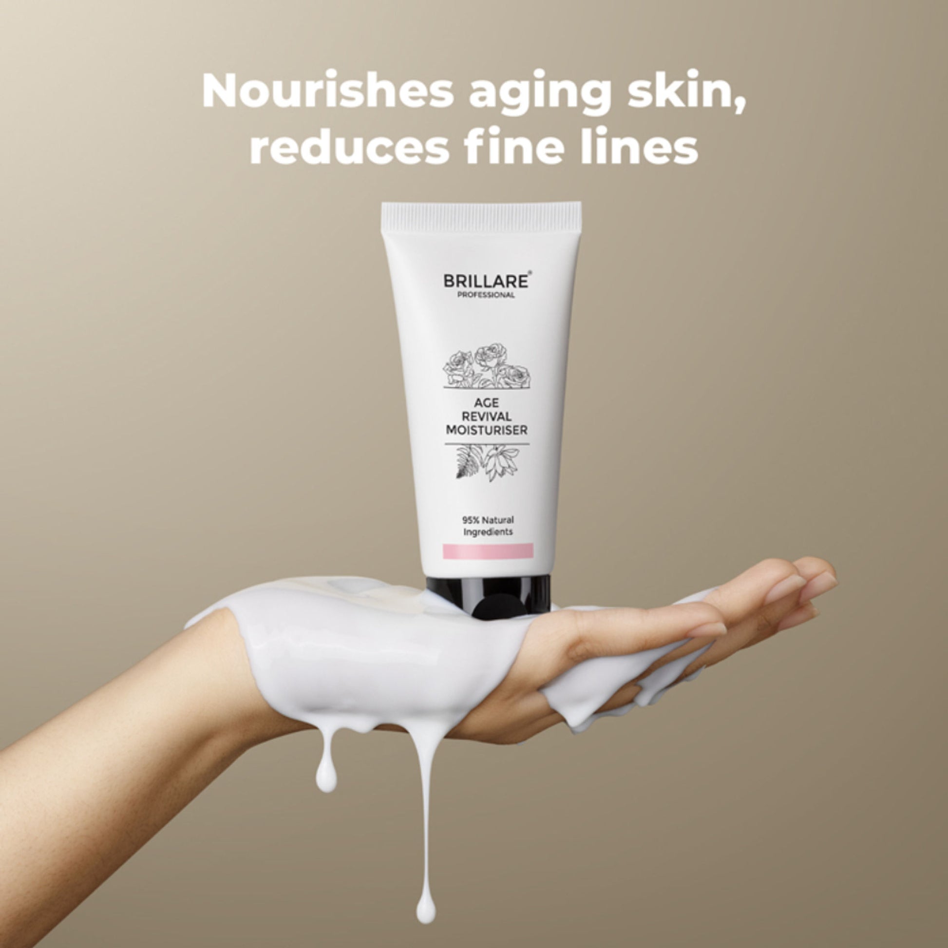 Brillare Professional Age Revival Moisturizer | Anti-Aging Moisturizer for Wrinkles & Fine Lines