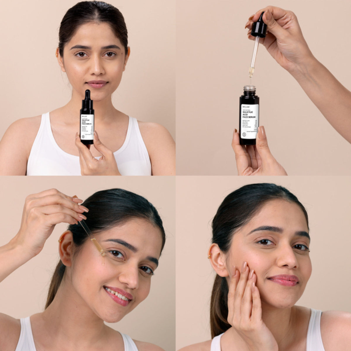 Brillare 2% Salicylic Acid Face Serum for Acne & Dark Spots Visible Acne Reduction in 7 Days