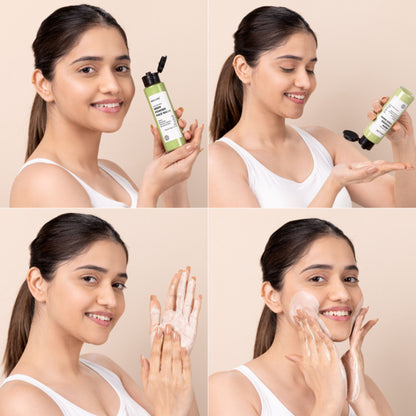 Brillare Neem Powder Face Wash Fights Acne, & Pimples 100% Natural Face Wash for men and women
