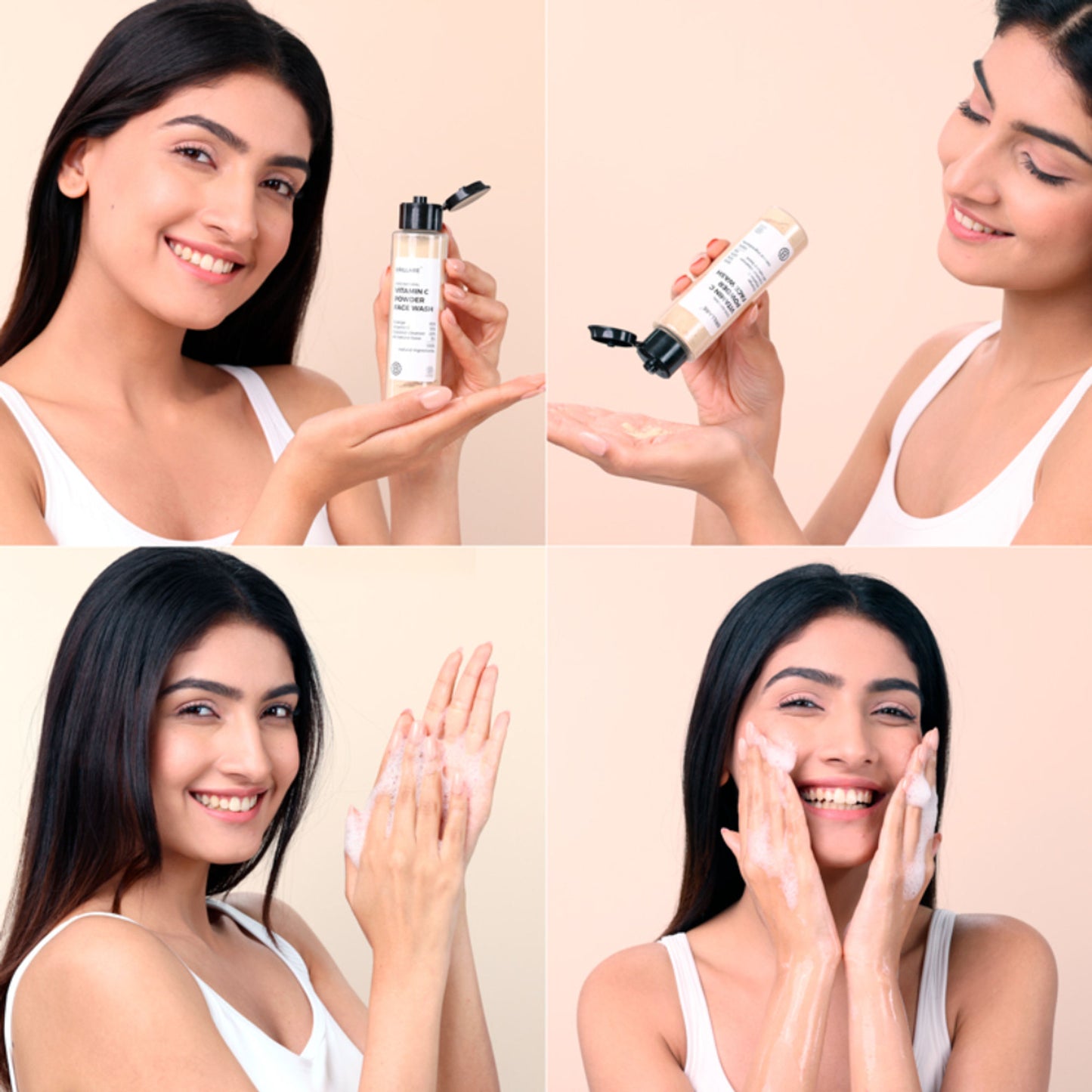Brillare Vitamin C Powder Face Wash for Glowing, Bright Looking Skin
