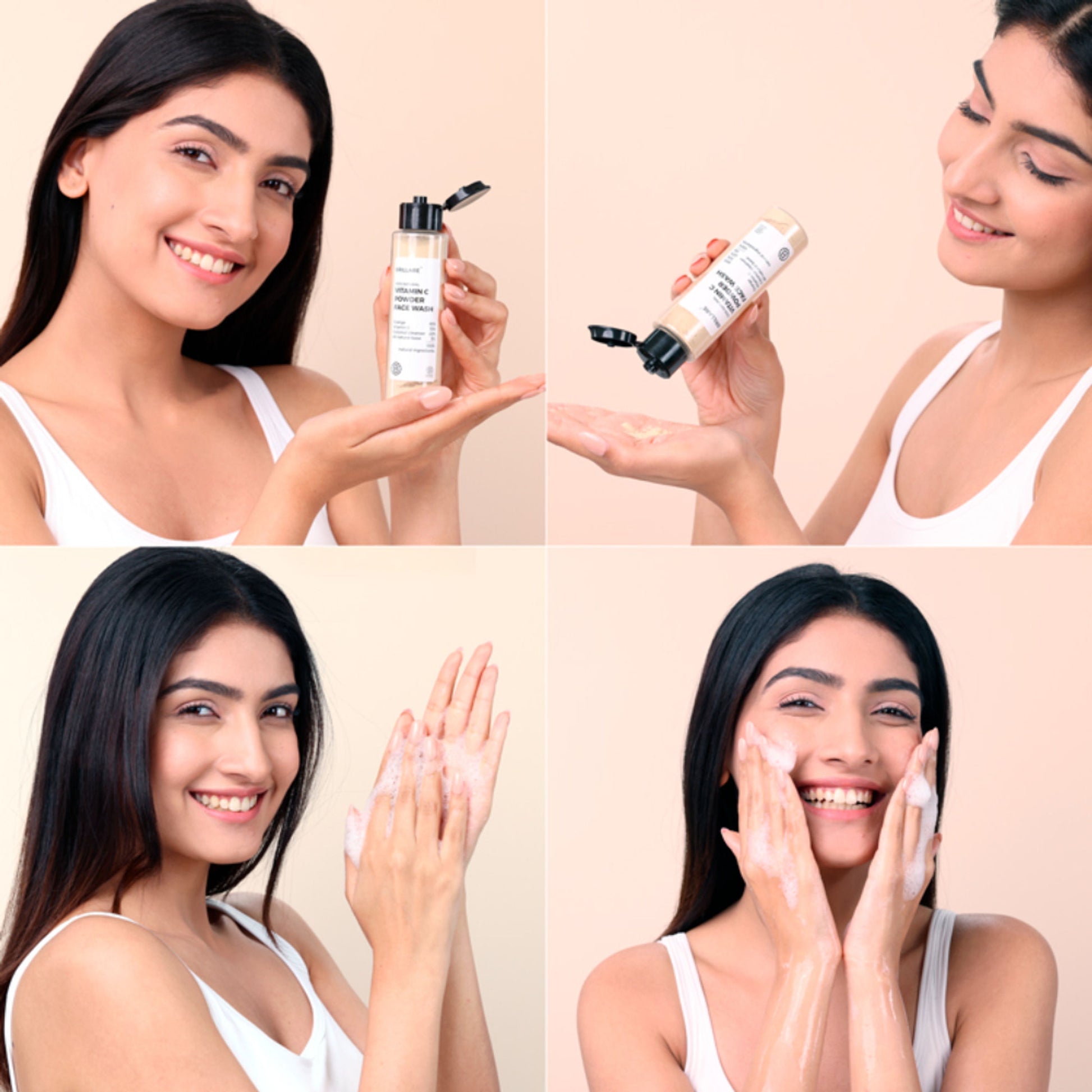 Brillare Vitamin C Powder Face Wash for Glowing, Bright Looking Skin