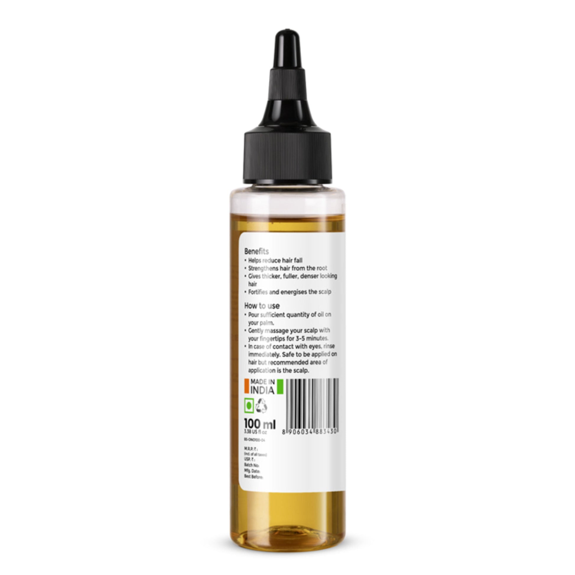 Brillare 20% Onion Hair Oil for Hair Fall Reduction Visible Hair Fall Reduction in 15 Days