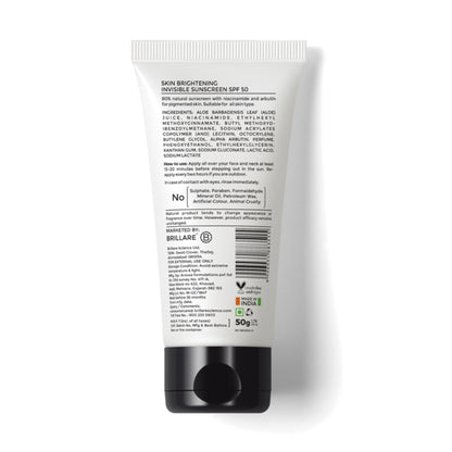 Brillare Skin Brightening Sunscreen SPF 50 With Niacinamide