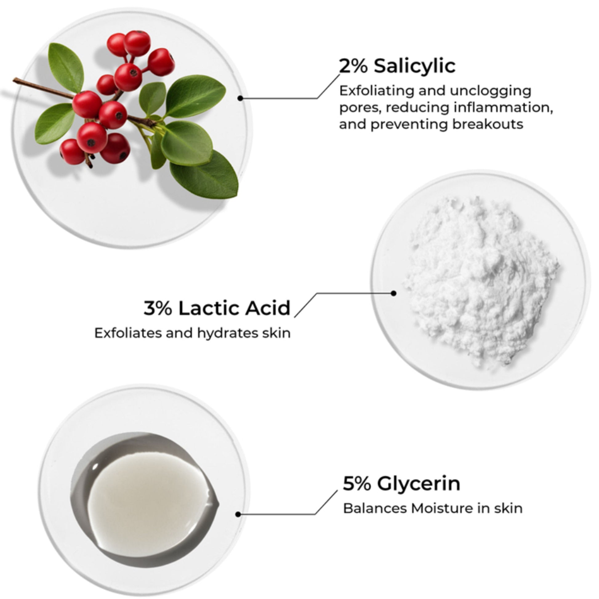 Brillare 2% Salicylic Acid Face Wash for Oily Skin Deep Cleansing, Oil Control & Acne Care