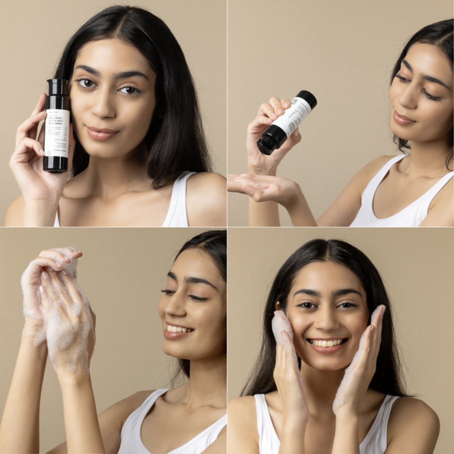 Brillare 2% Salicylic Acid Face Wash for Oily Skin Deep Cleansing, Oil Control & Acne Care