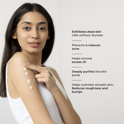 Brillare Salicylic Acid Body Lotion for Clear & Purified Skin AHA BHA Lotion for Acne Prone Skin