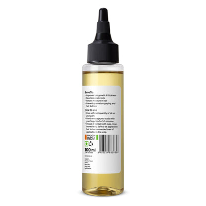 Brillare 10% Rosemary Hair Oil for Hair Growth Reduces Hair Fall & Strengthens Hair