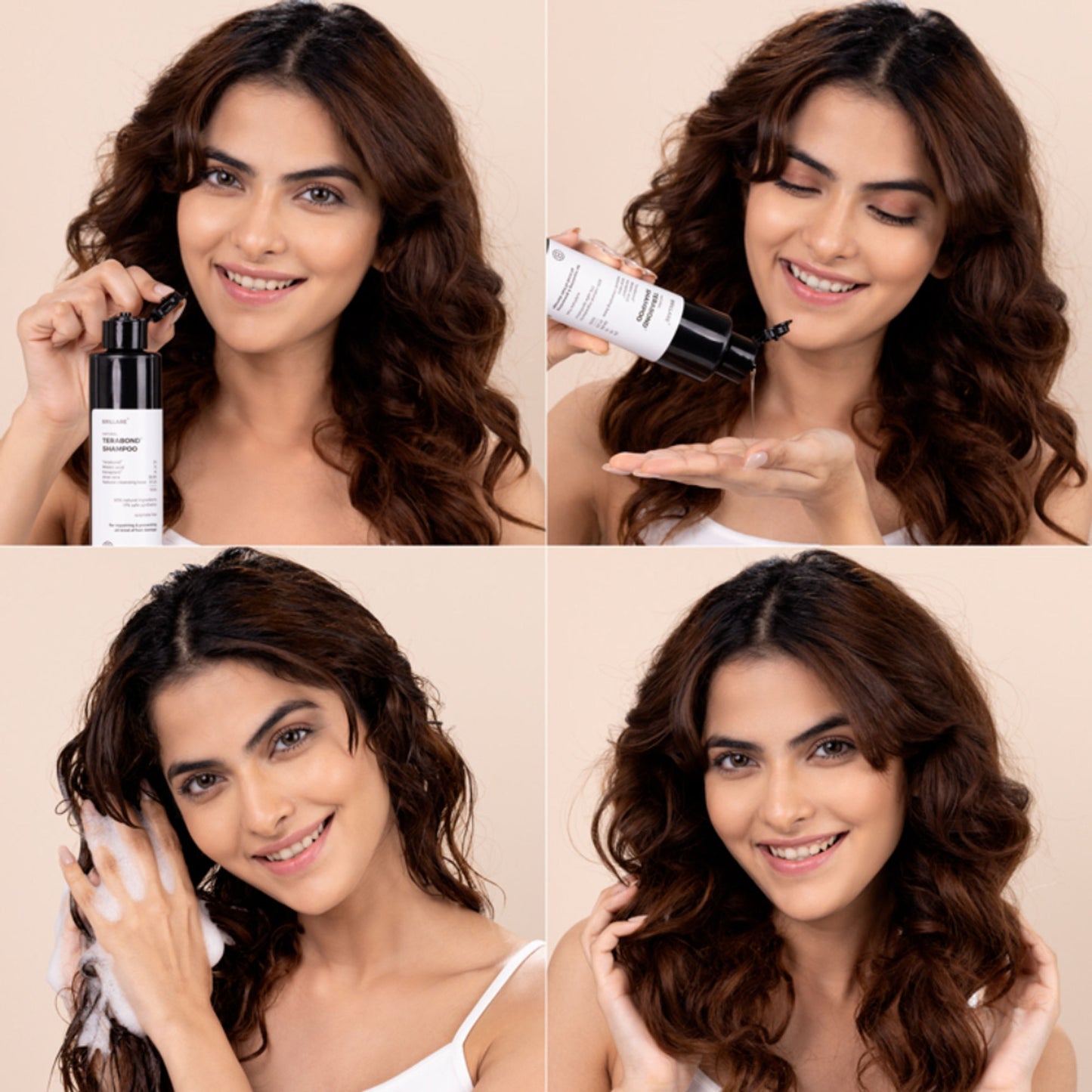 Brillare Terabond Bond Repair Shampoo Repairs Damaged Hair Shampoo for Frizzy & Dry Hair