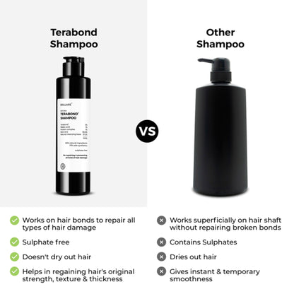 Brillare Terabond Bond Repair Shampoo Repairs Damaged Hair Shampoo for Frizzy & Dry Hair