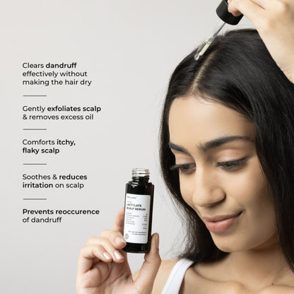 Brillare Lactylate Anti-Dandruff Serum for Hair & Scalp | Clears Dandruff, Itch & Flakes