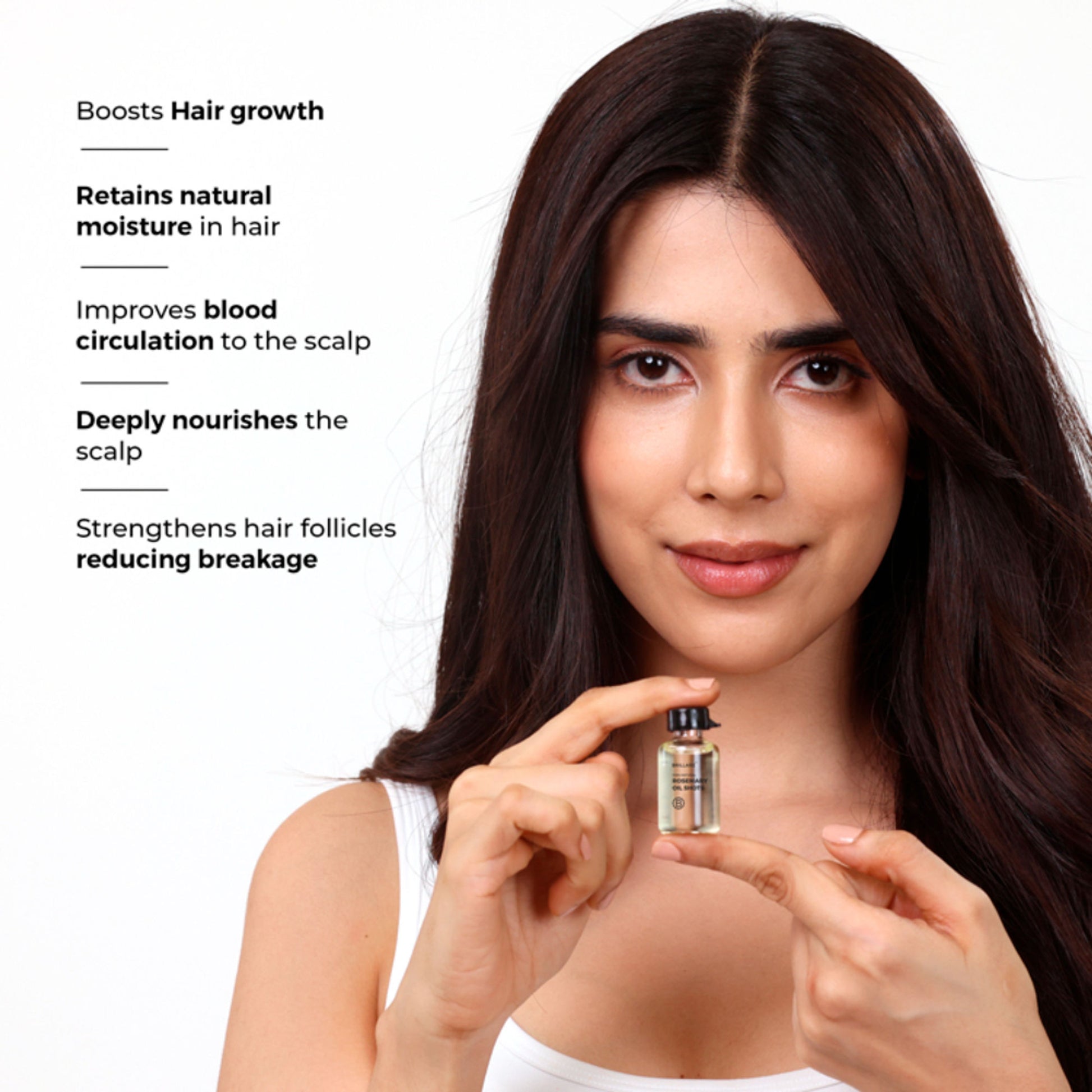 Brillare 20% Rosemary Oil Shots with 10% Olive Oil | Reduces Hair Fall & Boosts Growth in 4 Weeks