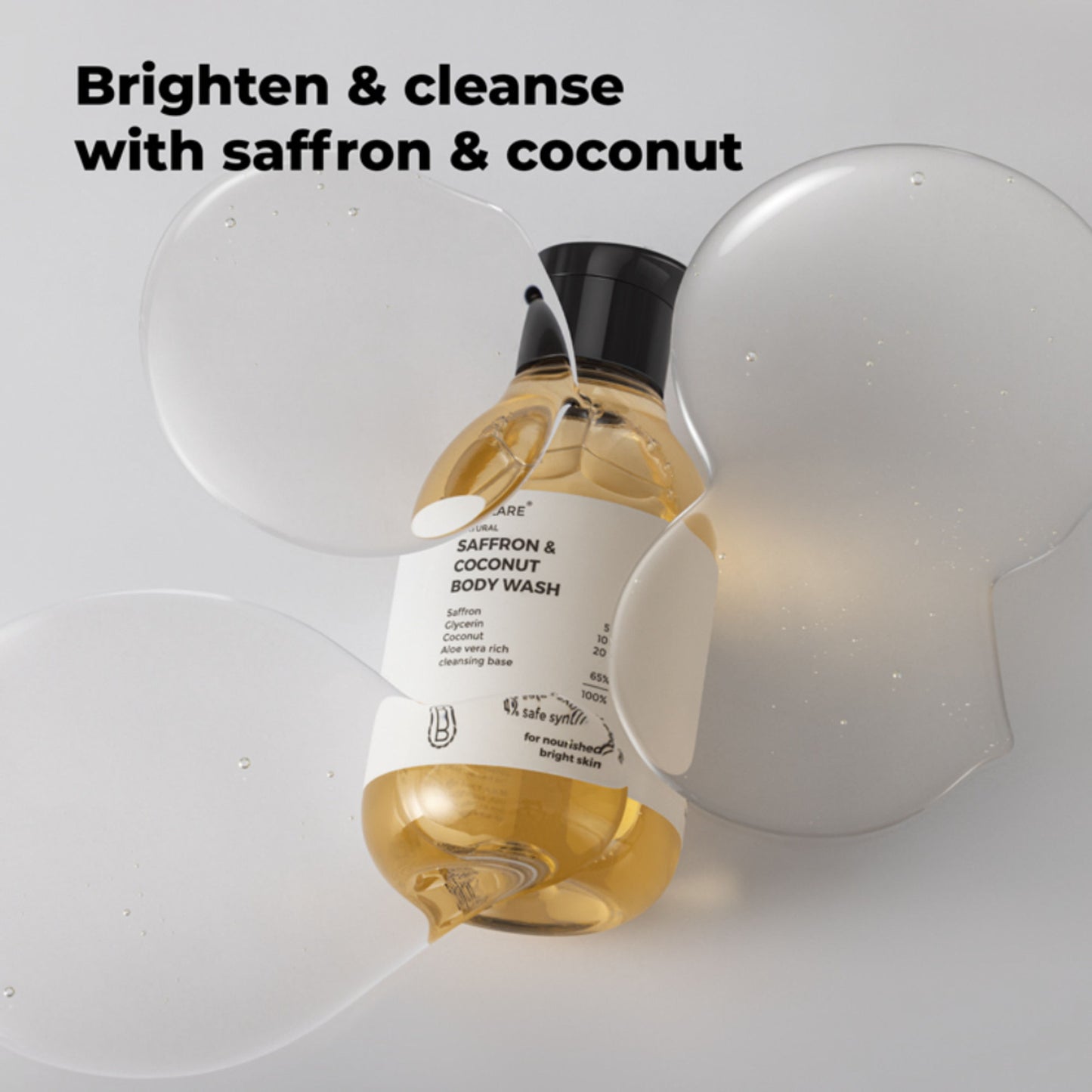 Brillare Saffron & Coconut Body Wash