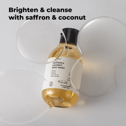 Brillare Saffron & Coconut Body Wash