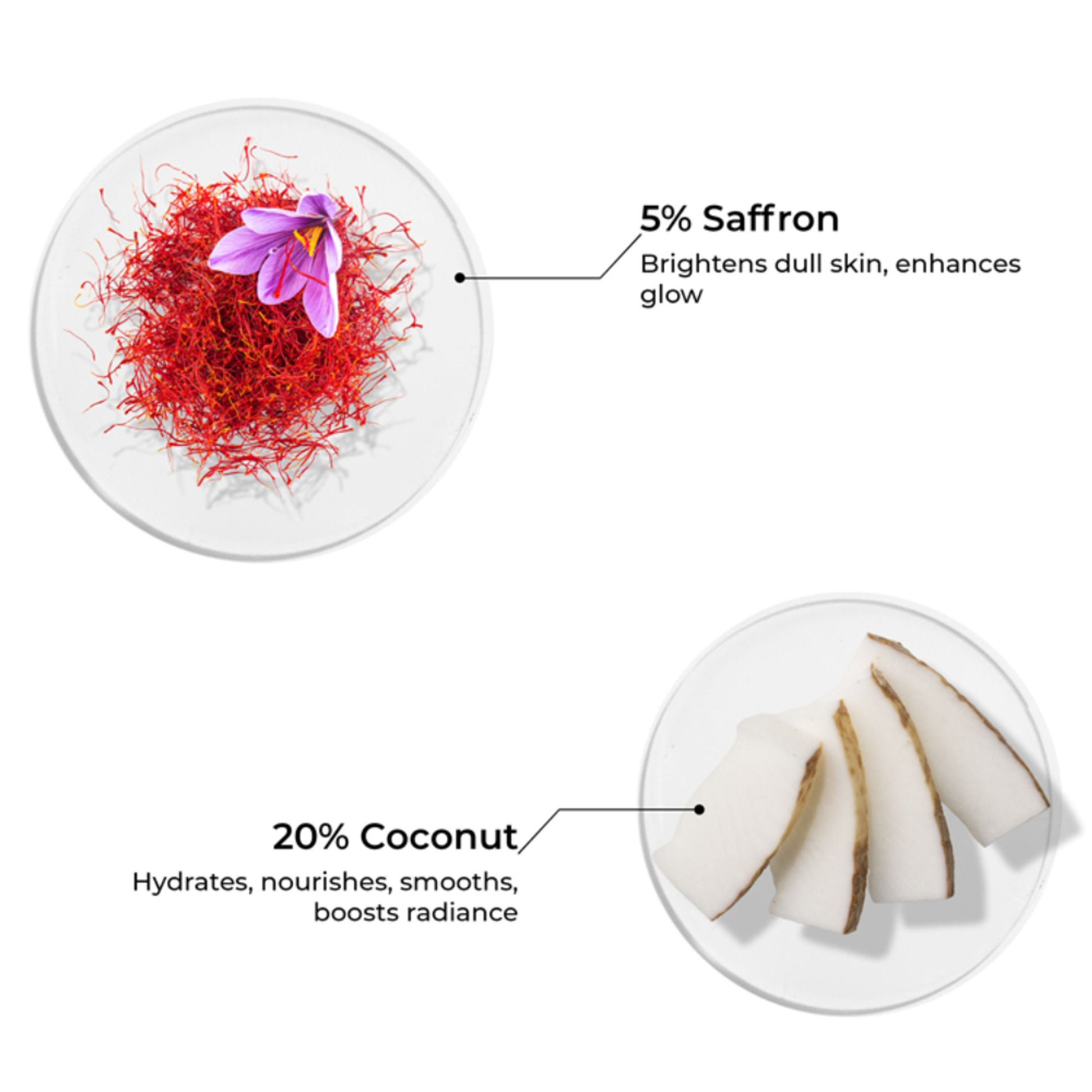 Brillare Saffron & Coconut Body Wash