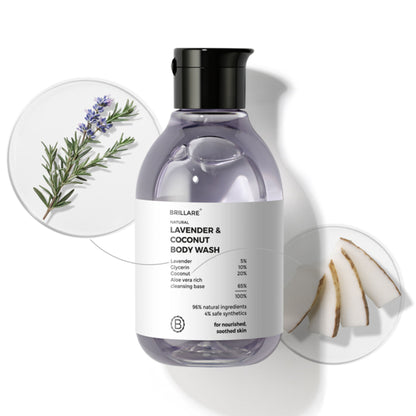 Brillare Lavender & Coconut Body Wash