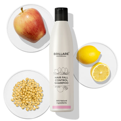 Brillare Professional Hair Fall Control Shampoo Reduces Hair Fall & Prevents Breakage