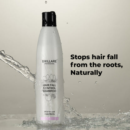 Brillare Professional Hair Fall Control Shampoo Reduces Hair Fall & Prevents Breakage