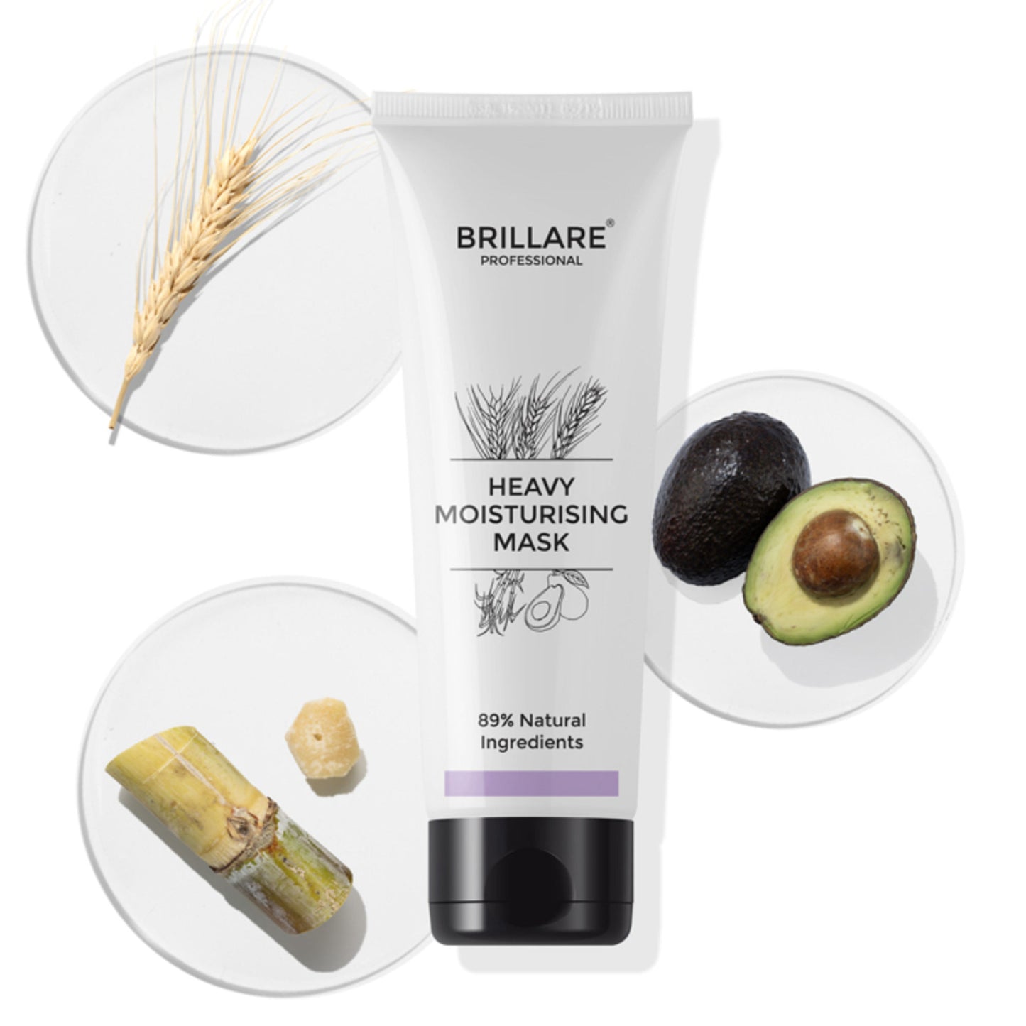 Brillare Professional Heavy Moisturising Hair Mask for Dry, Damaged & Frizzy Hair