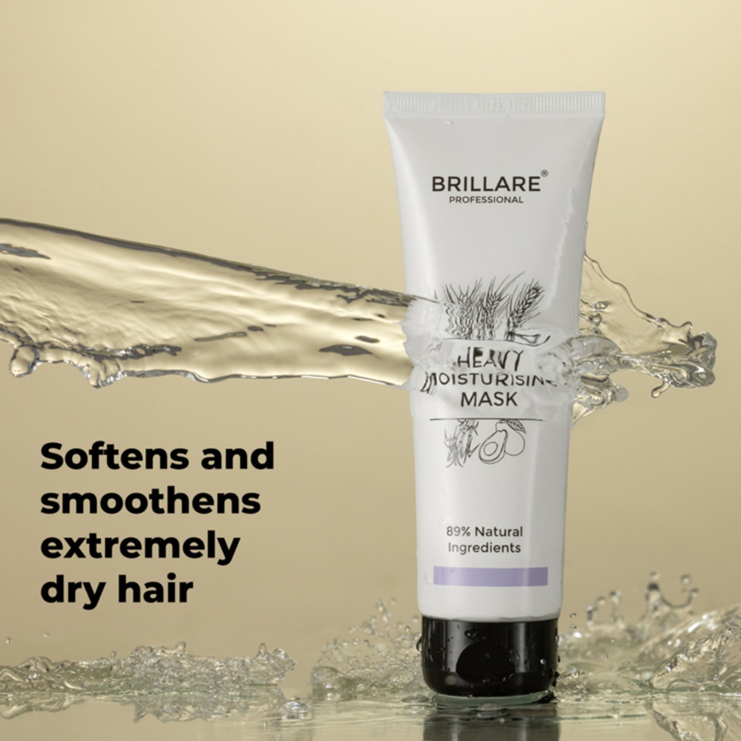 Brillare Professional Heavy Moisturising Hair Mask for Dry, Damaged & Frizzy Hair