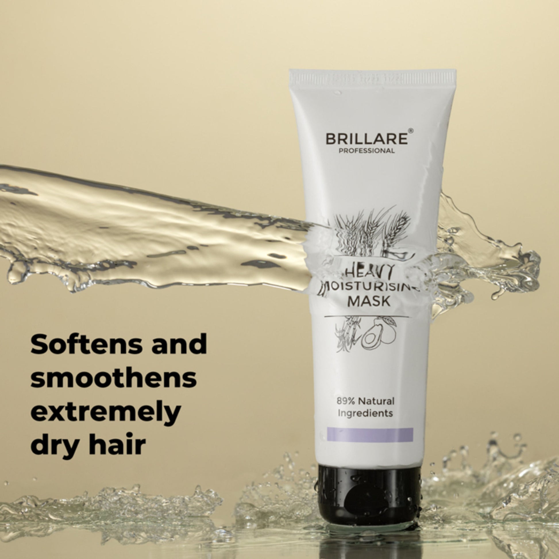 Brillare Professional Heavy Moisturising Hair Mask for Dry, Damaged & Frizzy Hair