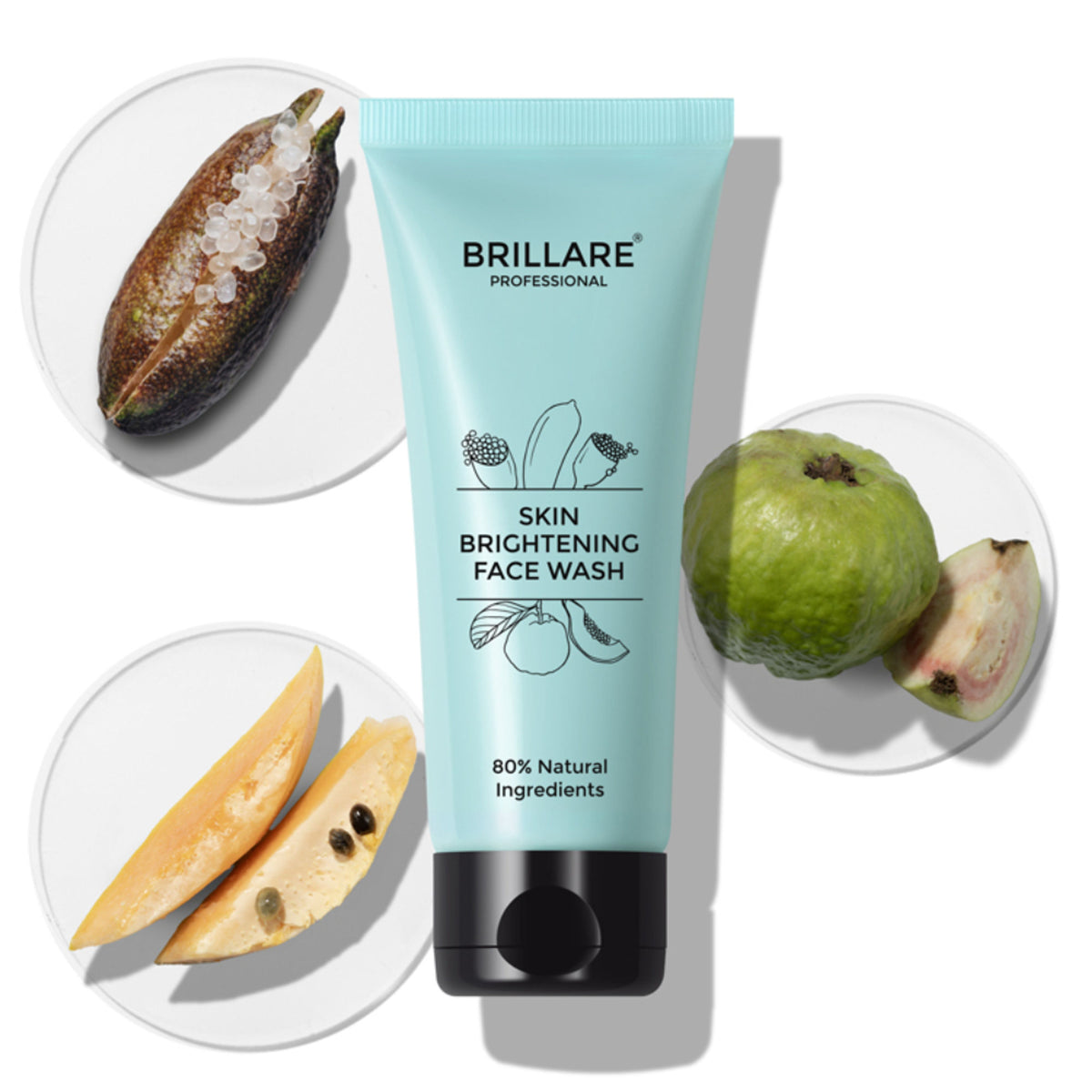 Brillare Professional Skin Brightening Face Wash Reduces Pigmentation & Dark Spots