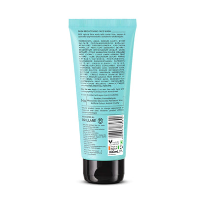 Brillare Professional Skin Brightening Face Wash Reduces Pigmentation & Dark Spots