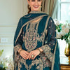 Dhiyona IE Women's Women Ethnic Motifs Embroidered Kurta & Trouser With Dupatta