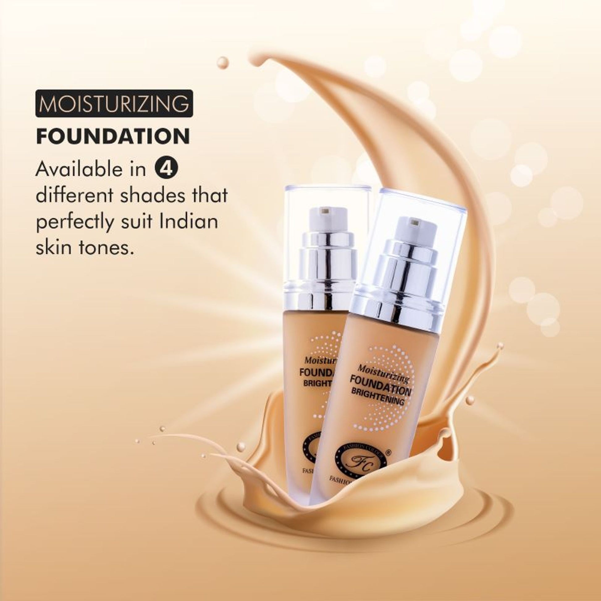 FASHION COLOUR Moisturing Whitening Foundation - Rose Ivory