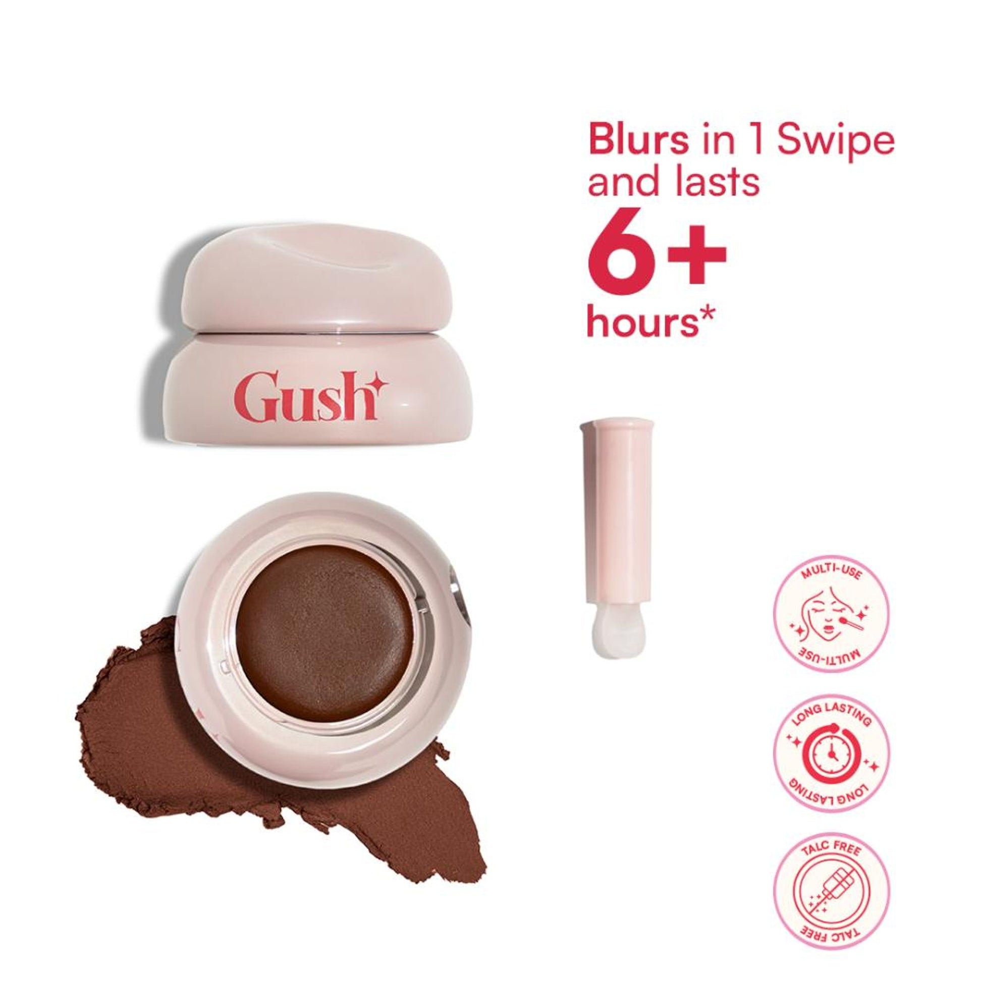Gush Beauty Lip And Cheek Blur Play Pots - Espresso