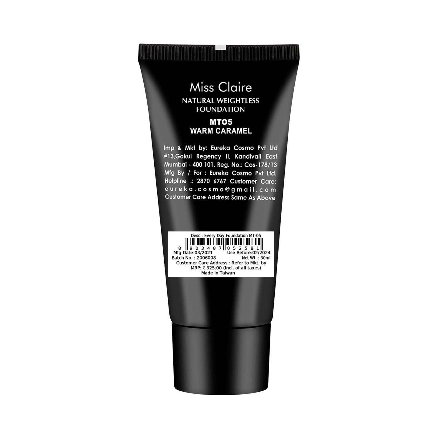 Miss Claire Everyday Foundation - Mt-05 Warm Caramel