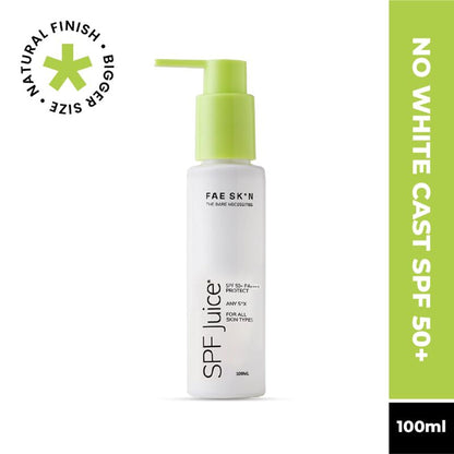 FAE Beauty No White Cast Lightweight Sunscreen SPF Juice SPF 50+ PA++++