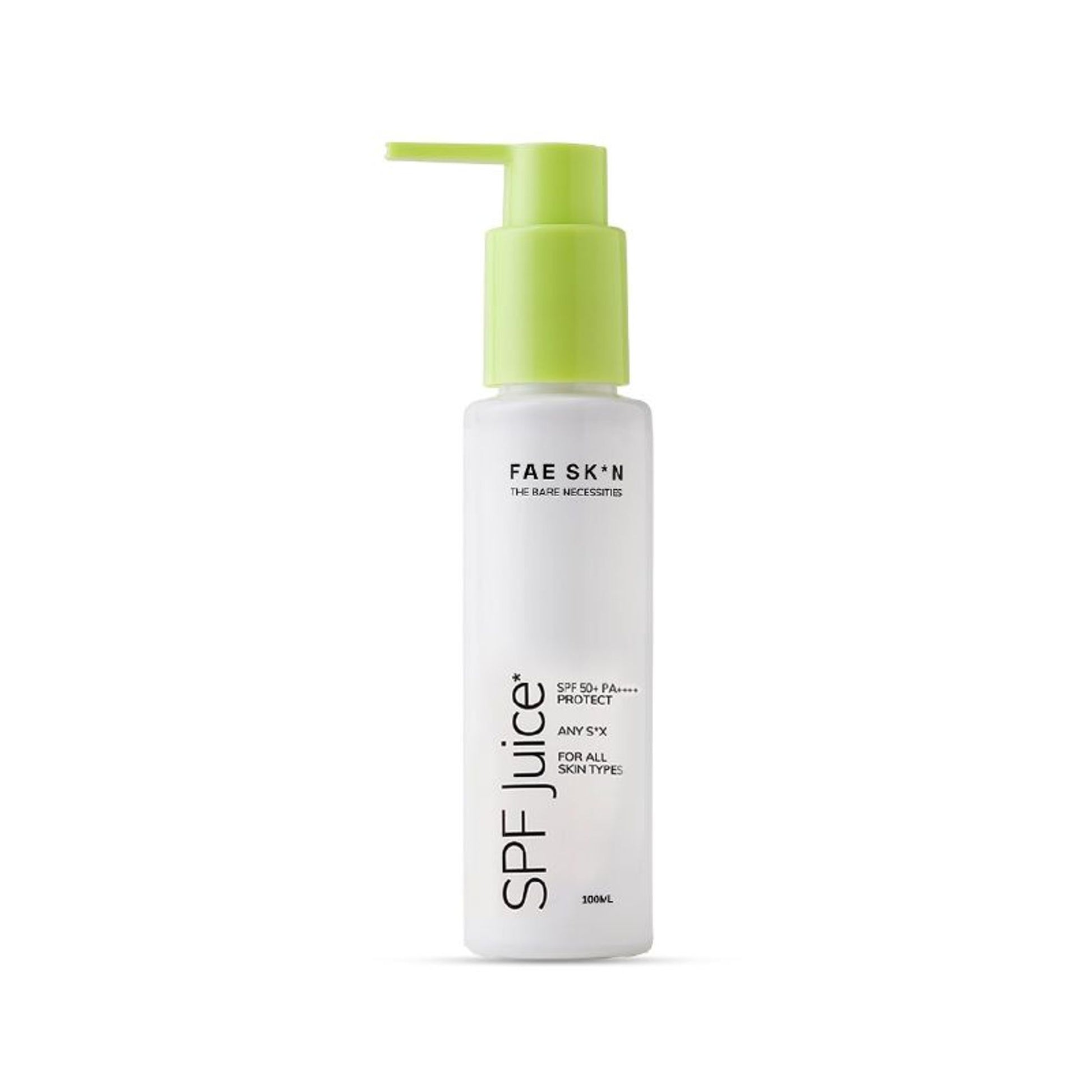 FAE Beauty No White Cast Lightweight Sunscreen SPF Juice SPF 50+ PA++++