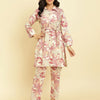 Dhiyona VA Women'sFloral Printed Kurti With Trousers