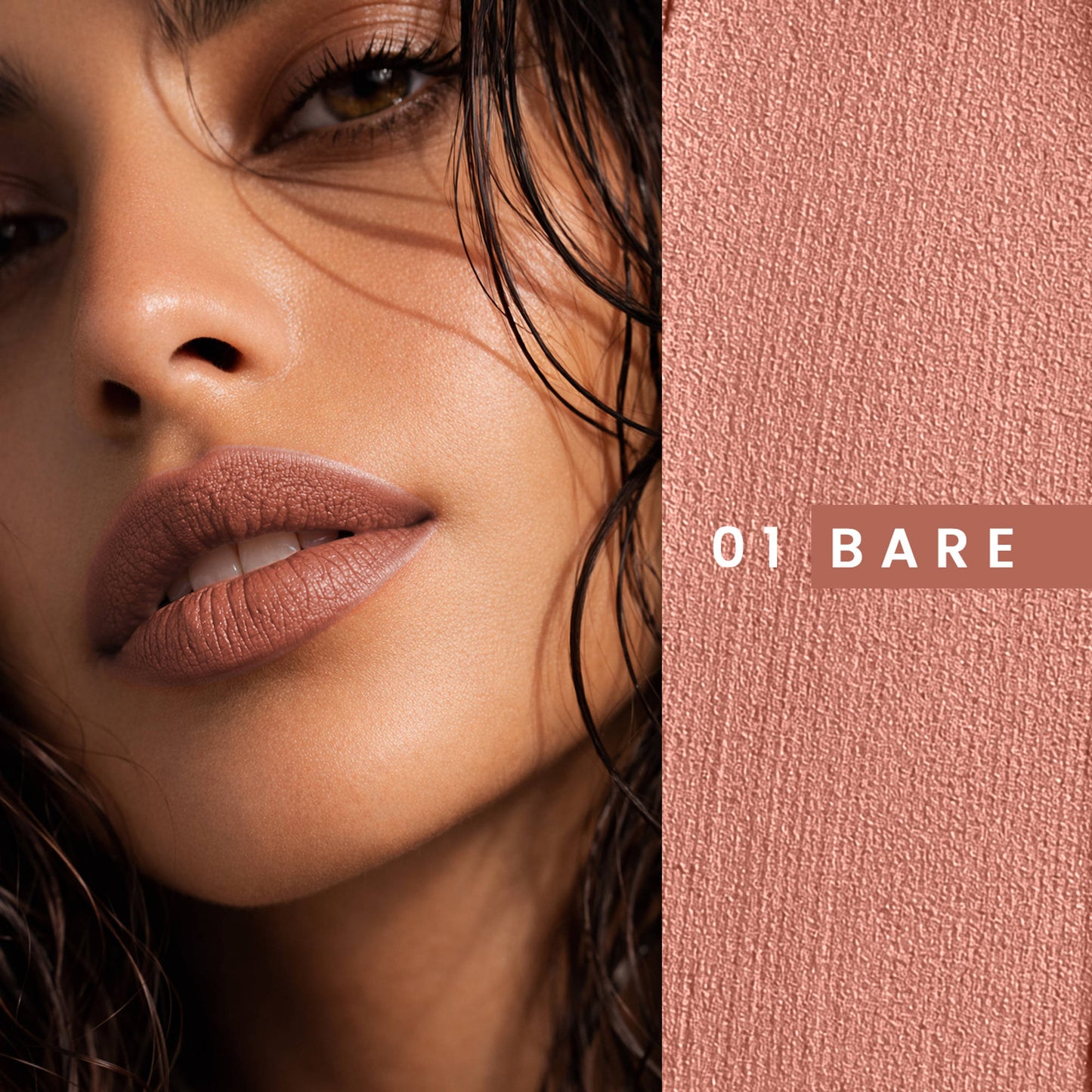 Miss Claire Mousse Matte Lip Cream - 01 Bare