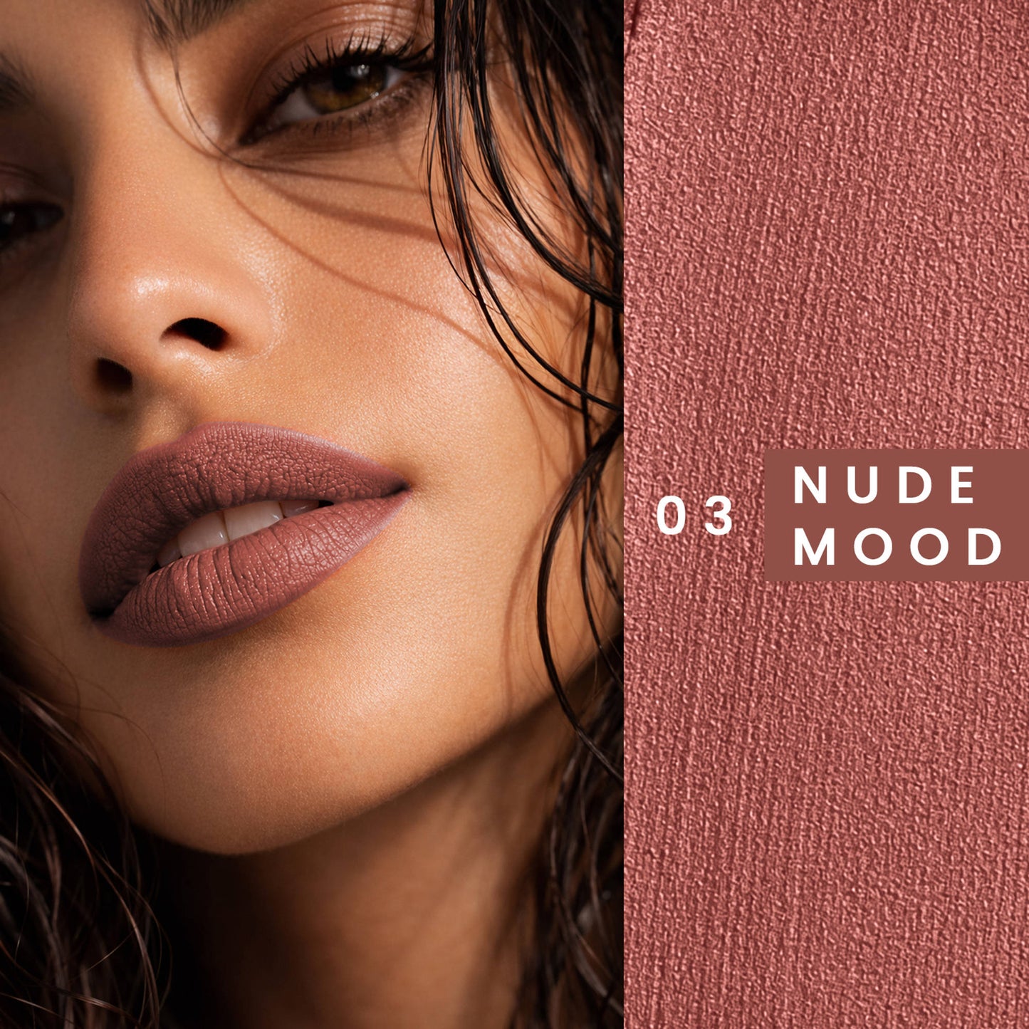 Miss Claire Mousse Matte Lip Cream - 03 Nude Mood