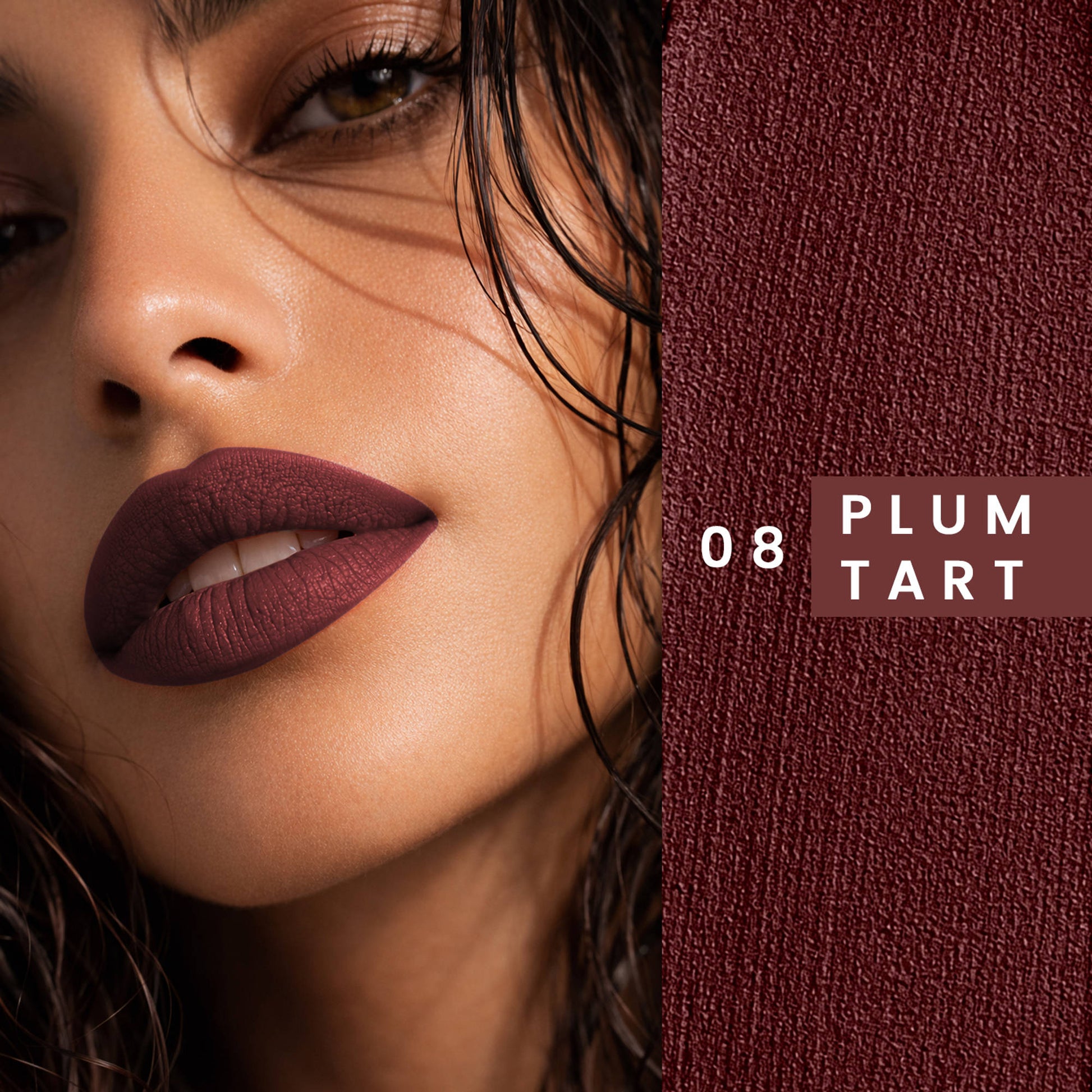 Miss Claire Mousse Matte Lip Cream - 08 Plum Tart